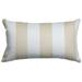Majestic Home Goods Indoor Outdoor Vertical Stripe Small Decorative Throw Pillow 20 X 12