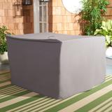 SAFAVIEH Outdoor Living Fontana 4-Piece Set Grey Cover - 46.9" W x 52.8" L x 34.6" H