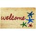 Envelor Sand and Starfish Nautical Coco Welcome Doormat