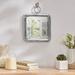 Buker Modern Handcrafted Square Aluminum Wall Mirror by Christopher Knight Home - 10.75" L x 1.00" W x 13.50" H
