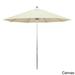 Riviera 9-foot Push Open Silver-finished Round Umbrella by Havenside Home, Base Not Included