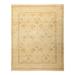 Overton Hand Knotted Wool Vintage Inspired Traditional Mogul Ivory Area Rug - 8' 2" x 10' 2"