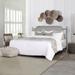 Hillsdale Furniture Melanie French Country Grey Wood and Cane Bed