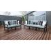 Kathy Ireland Madison Ave. 5 Piece Outdoor Aluminum Patio Furniture Set