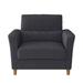 CorLiving Georgia Upholstered Accent Chair and a Half