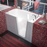 MediTub 32x60-inch Right Drain White Soaking Walk-In Bathtub