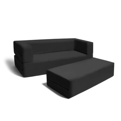 Jaxx Big Kids Convertible Sleeper Sofa & Ottoman Set