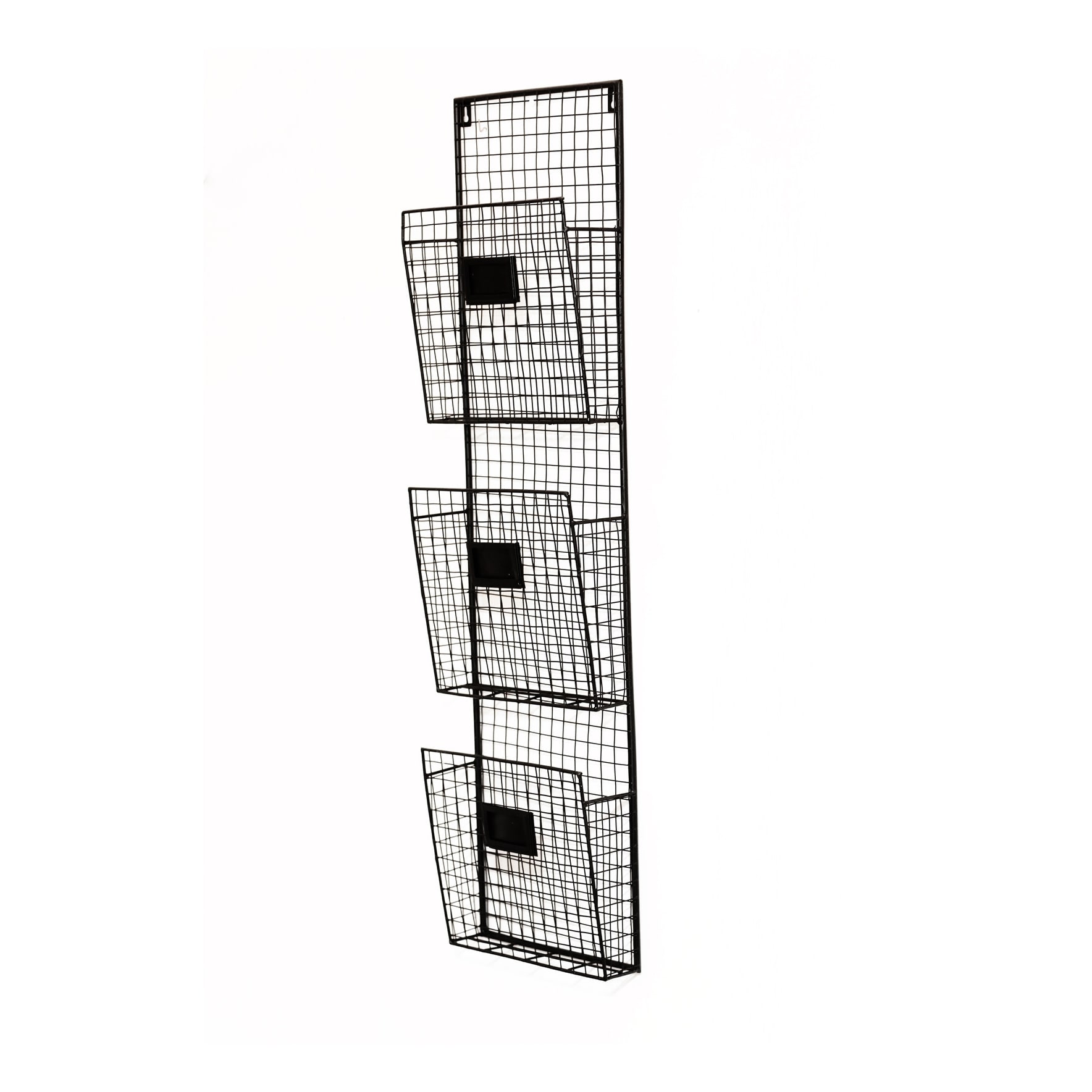 DesignStyles Metal Three Pocket Wall File Holder