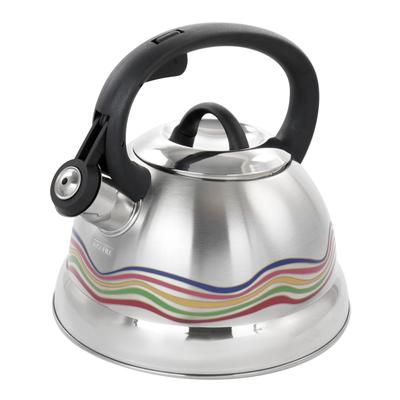 Mr. Coffee Cagliari 1.75 Quart Stainless Steel Whistling Tea Kettle