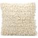 Shag Loop Shag Beige Throw Pillow (20-inch x 20-inch) by Nourison