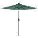 Sun-Ray 9' Round 8-Rib Aluminum Solar Umbrella, Base Not Included