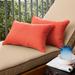 Coral Corded Indoor/ Outdoor Pillow Set