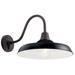 Kichler Lighting Pier 1-Light Outdoor Wall Light Black