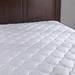 St. James Home Four-leaf Clover Quilted Mattress Pad - White