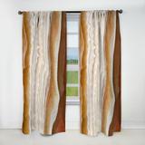 Designart 'Marbled Stone Layers' Traditional Blackout Curtain Single Panel