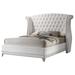 Coaster Furniture Barzini White Wingback Tufted Bed