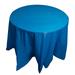 12-Pack 84" Disposable Plastic Round Tablecloth Table Covers Party Supplies Blue