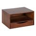 Kate and Laurel Hutton Floating Wall Shelf with Drawer - 12.5x10x7