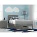 Oxford Platform Bed with 2 Storage Drawers