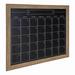 DesignOvation Beatrice Framed Magnetic Chalkboard Calendar