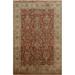 Vegetable Dye Kashan Oriental Floral Area Rug Wool Hand-knotted - 6'7" x 9'9"