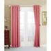 4 Piece Grommet Darkening Blackout Window Panel Curtain Set