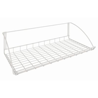 ClosetMaid White Wire Laundry Room Storage Shelf