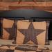 Tan Primitive Bedding VHC Teton Star Sham Cotton Star Patchwork