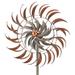 24 Rotating Wind Spinner - Copper Petals - 24"x75"