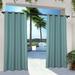 ATI Home Indoor/Outdoor Solid Cabana Grommet Top Curtain Panel Pair