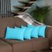 Solid-color Decorative Lumbar Throw Pillow Covers (Set of 4)