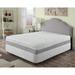 AC Pacific 12-inch Green Tea and Charcoal Memory Foam Mattress