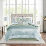 Madison Park Chester Green/ Blue 7-piece Comforter Set