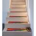 World Rug Gallery Contemporary Waves Non-Slip Stair Treads