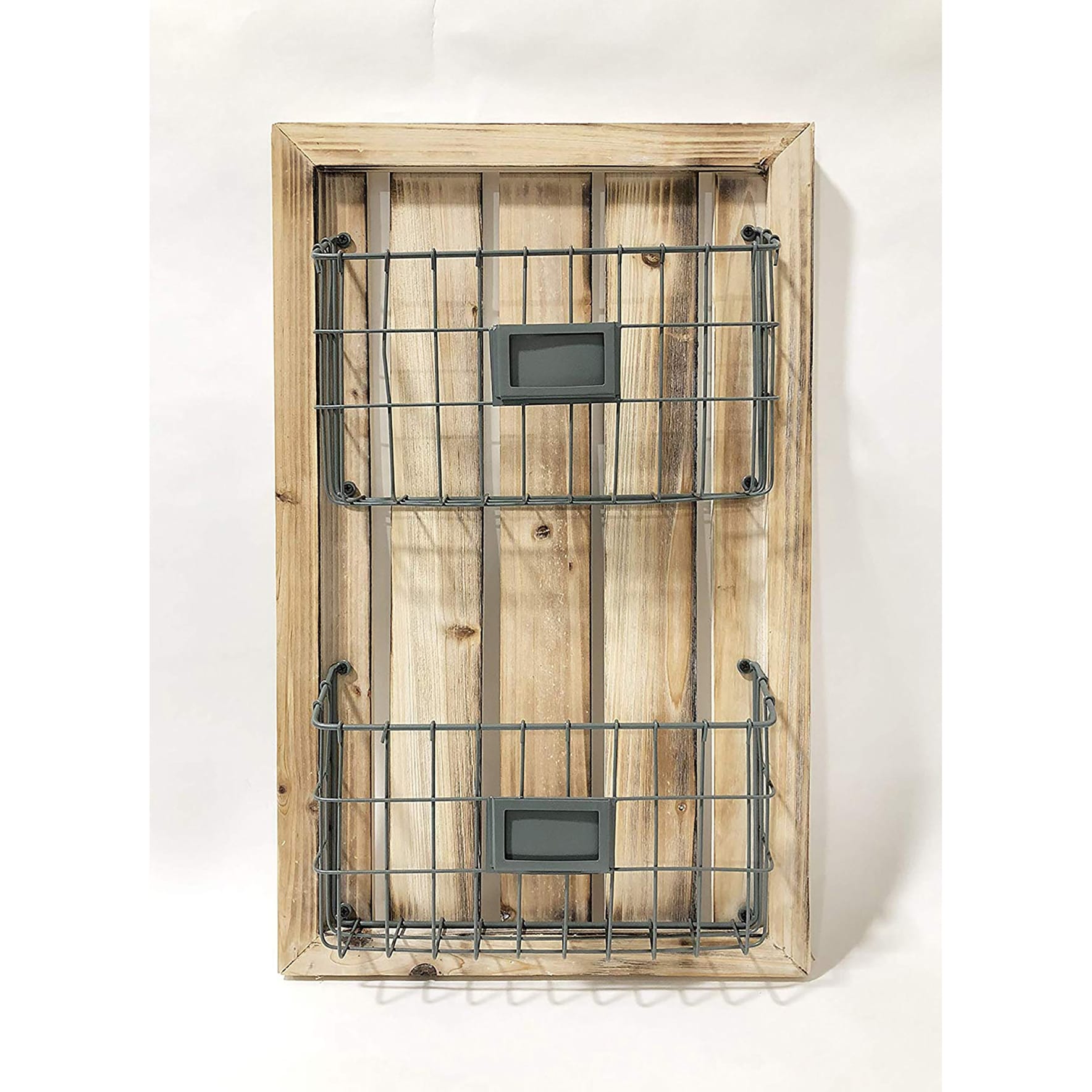 DesignStyles Two Tier Wall Mounted Magazine Holder