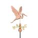 Graceful Blue Heron Pure Copper Weathervane by Good Directions