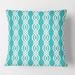 Designart 'Retro Pattern Abstract Design VII' Mid-Century Modern Throw Pillow