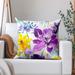 Floral Shimmer - Decorative Throw Pillow