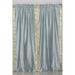 Gray Rod Pocket Sheer Sari Curtain / Drape / Panel - Piece