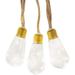 Kurt Adler 35-Light 7 Piece Super Bright LED Vintage Bulb Burlap Lights