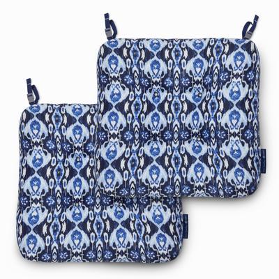 Vera Bradley by Classic Accessories Water-Resistant Patio Chair Cushions, 2 Pack, 19 Inch