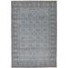 One of a Kind Hand-Knotted Persian 6' x 9' Oriental Wool Grey Rug - 5'7"x8'6"