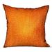 Plutus Bittersweet Ember Orange Solid Luxury Outdoor/Indoor Decorative Throw Pillow