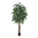 Vickerman 6' Artificial Green Smilax Executive, Black Plastic Pot