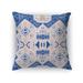 ABADEH BLUE AND GREY Accent Pillow By Kavka Designs