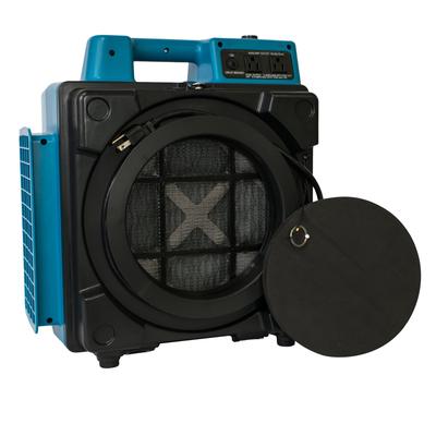 XPOWER Commercial 3 Stage Filtration HEPA Purifier System, Negative Air Machine, Mini Air Scrubber with Power Outlets