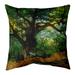 Porch & Den Claude Monet 'The Bodmer Oak in Fontainebleu Forest' Throw Pillow