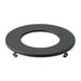 Kichler Direct-to-Ceiling Slim Decorative Trim 3 inch Round Textured Black