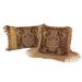 Sherry Kline China Art Brown Luxury Pillows (Set of 2)