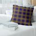 Baltimore Football Luxury Plaid Accent Pillow-Poly Twill